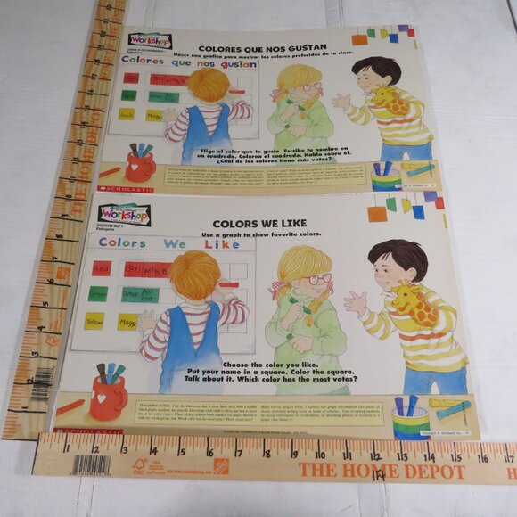 Scholastic English Spanish (10) Task Cards / Job Cards Classroom or Homeschool - Picture 9 of 15